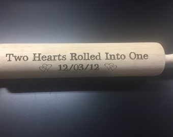 Personalized Rolling Pin - Engraved with your Name or Message