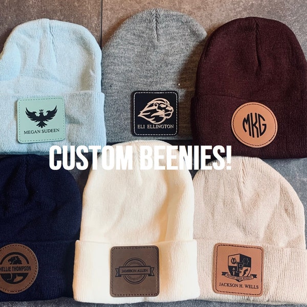 Personalized Beanie Etsy