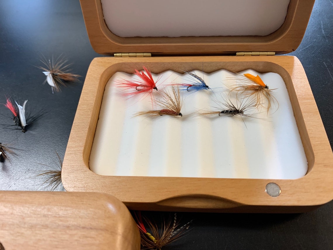 Personalized Fly Fishing Box Father's Day Gift Fishing Etsy