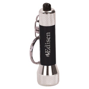 Personalized LED Flashlight keychain - VERY BRIGHT 20 Lumens - Great for camping