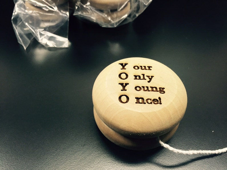 Personalized wood YoYo Toy Great Gift for Yo Yo fans Etsy