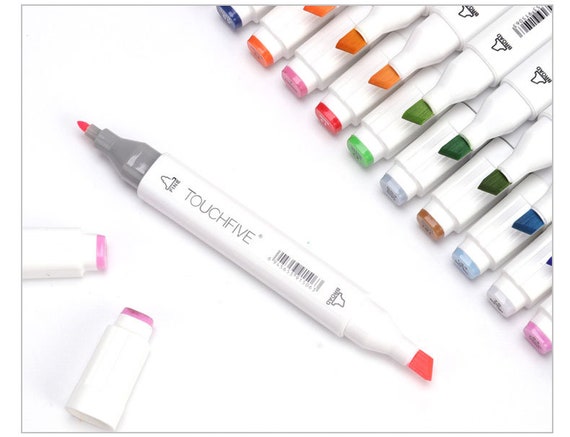 Touch Five 30 40 60 80 Colors Set Artist Dual Head Sketch Markers Set School Drawing Sketch Twin Pen Broad Fine Points