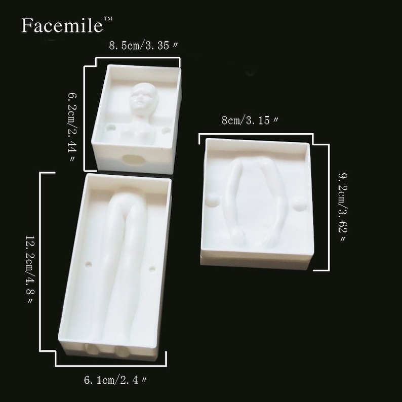3D Family People Body Figure Cake Mold Fondant Modelling Sugarcraft Decor