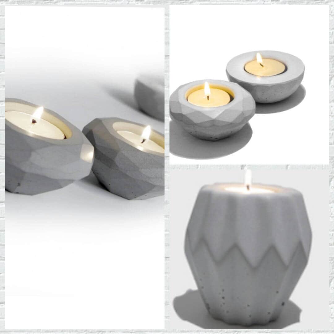 Cement Candlestick mold silicone molds Concrete candle holder Etsy