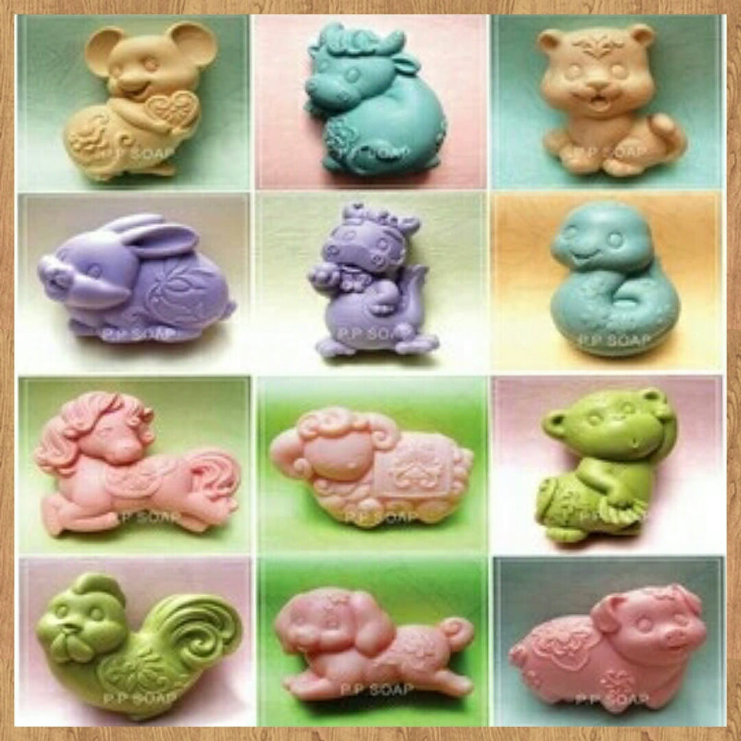 Animal Soap mold Soap Mold Silicone cow dog goat cow dragon Etsy