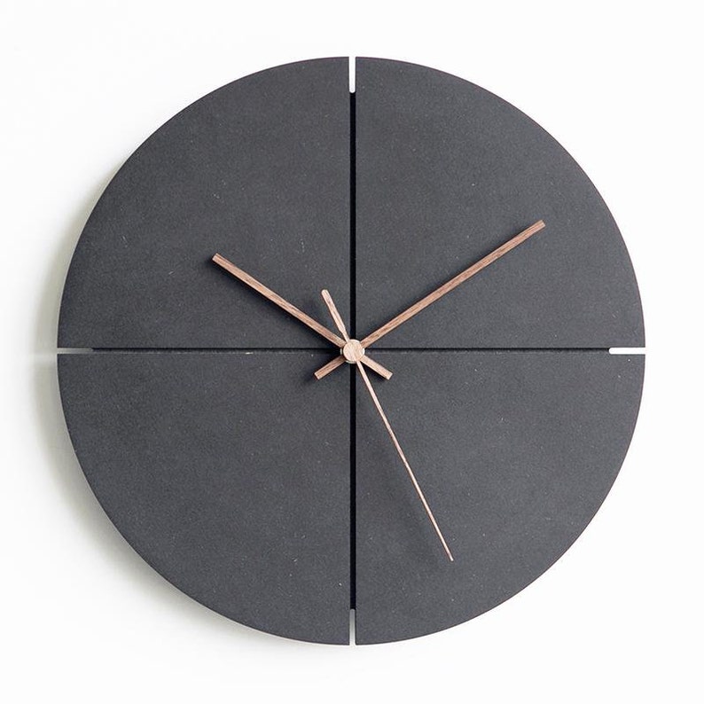 Diy Clay Tools Decorative Round Clock Silicon Mold Concrete Etsy
