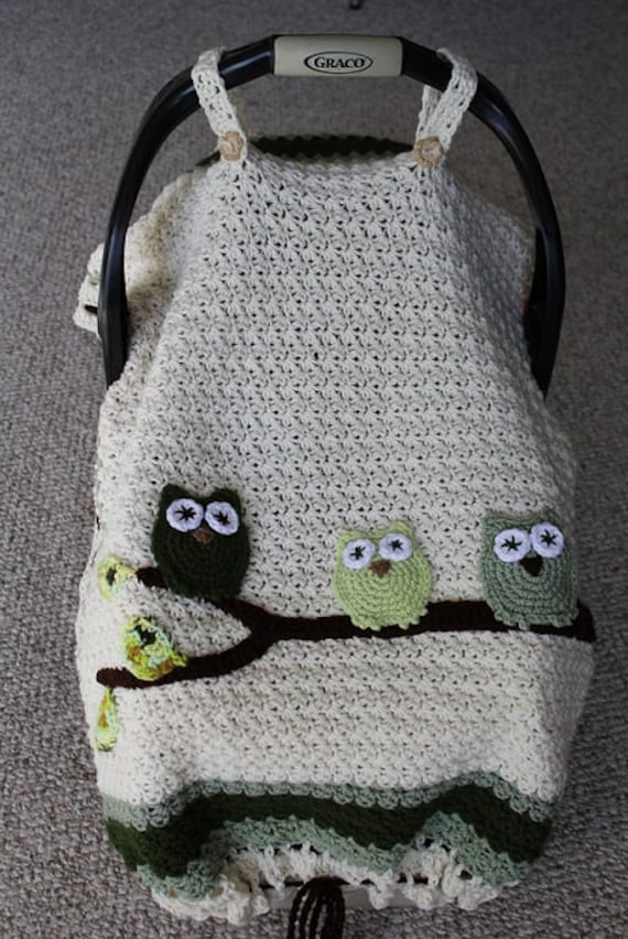 owl car seat and stroller