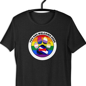 You Are Welcome Here - Daddy Nick's Midwest Handler Emblem T-Shirt