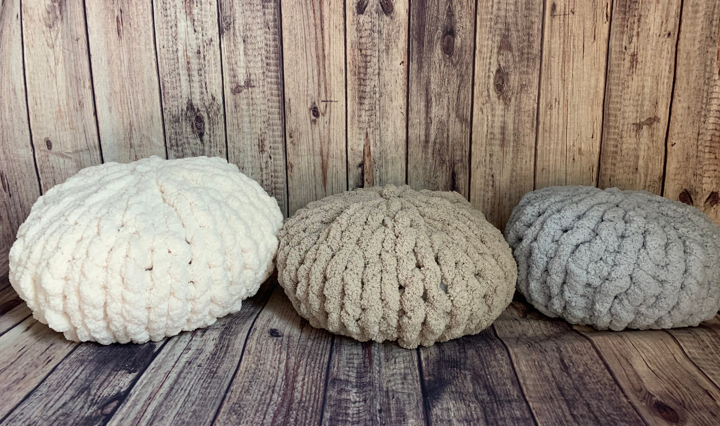 Chunky Knit Round Pillow Etsy