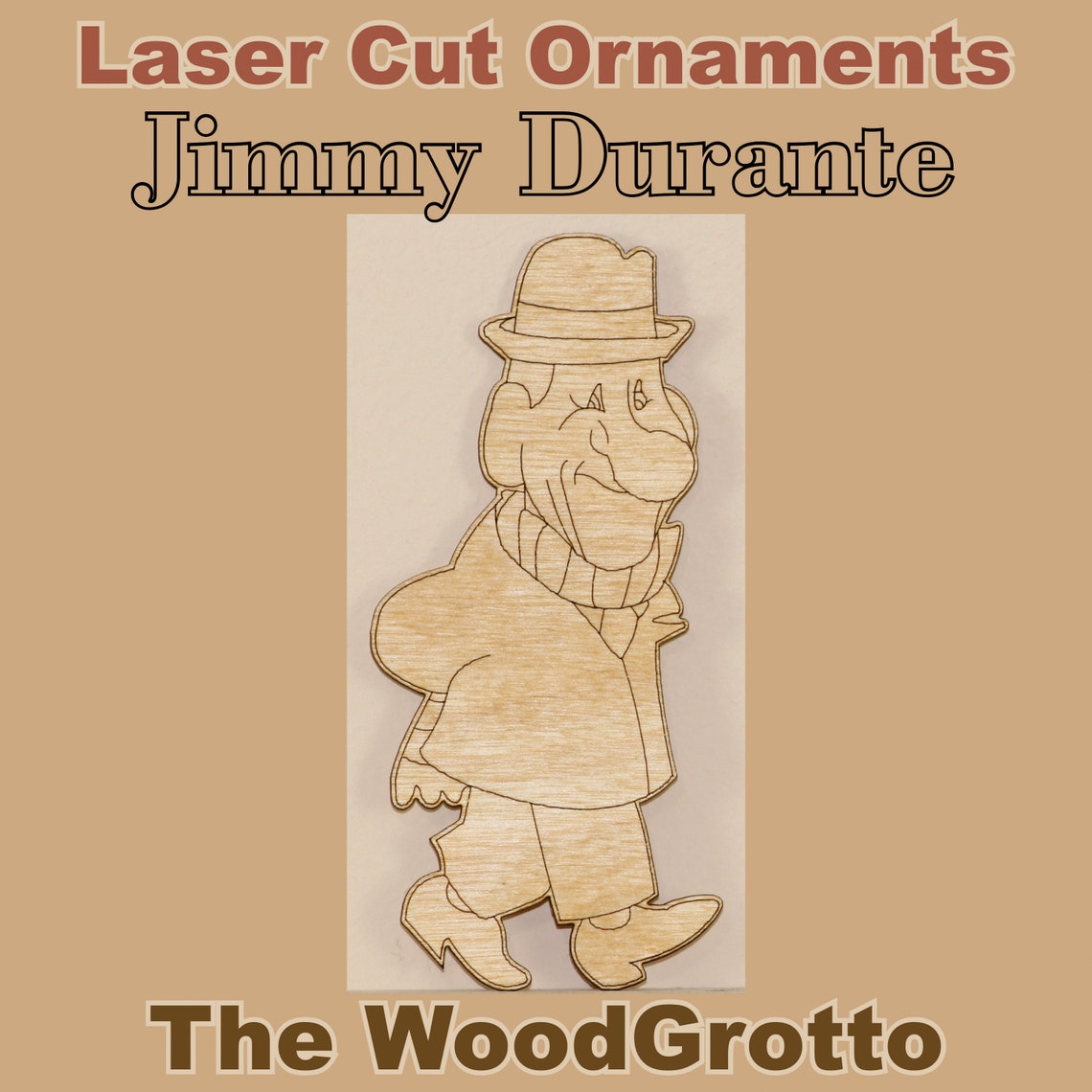 Jimmy Durante from Frosty The Snowman Cutout Etsy