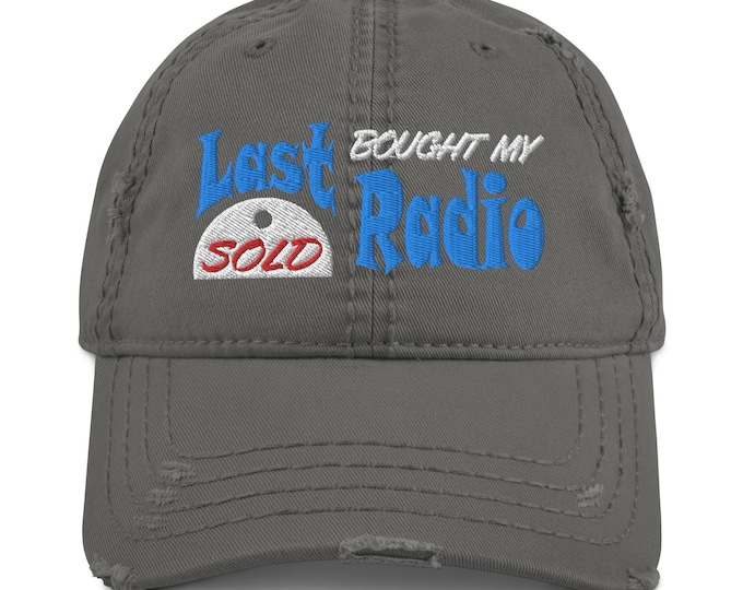 Ham Radio Hat Last Radio Distressed