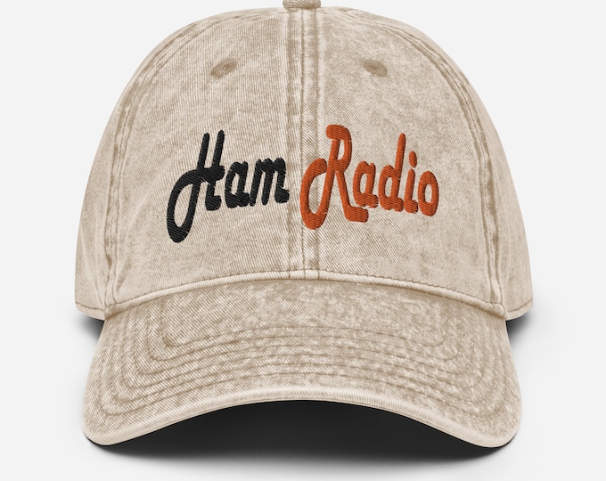 Ham Radio Hat 50's Radio