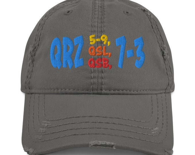 Ham Radio Hat QRZ 7-3