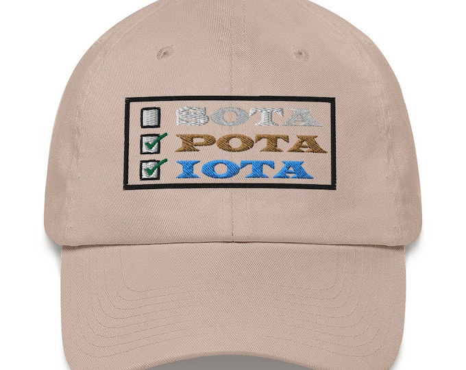 Ham Radio Hat Pota Iota