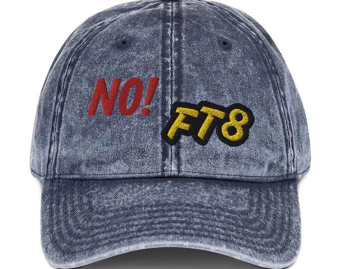 Ham Radio Hat No FT8 Gold