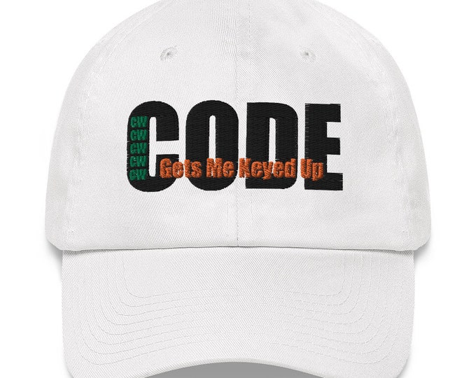 Ham Radio Hat Code Keyed Up