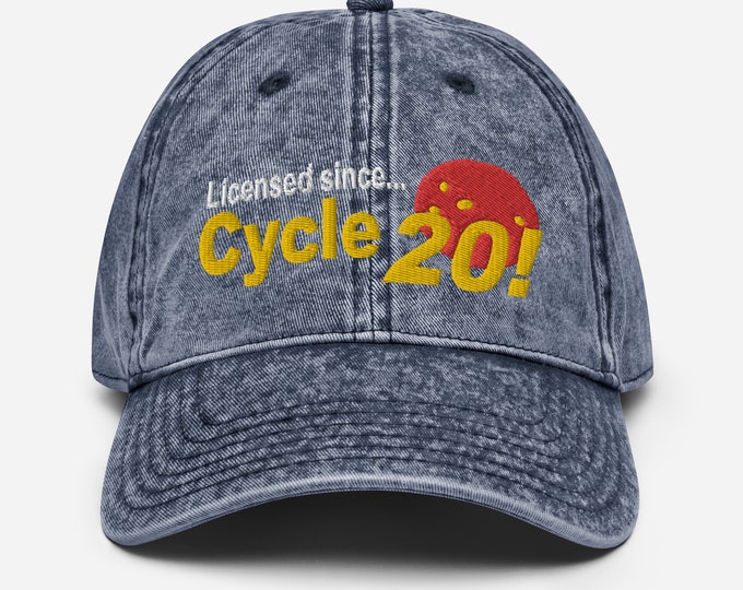 Ham Radio Hat Solar Cycle 20