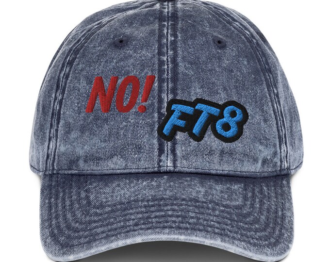 Ham Radio Hat No FT8 Blue