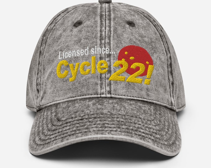 Ham Radio Hat Solar Cycle 22