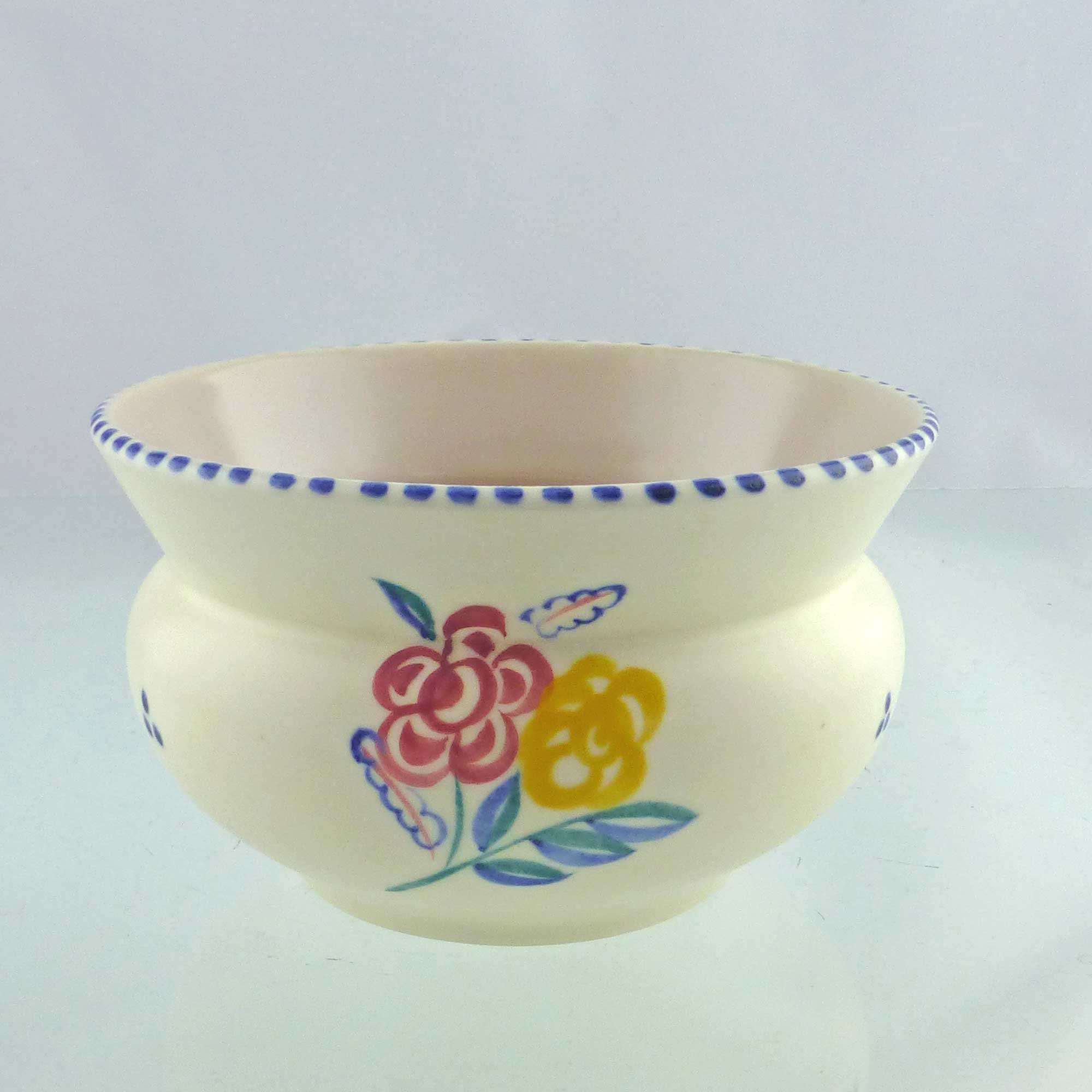 Mid Century Poole Pottery Small Hand Painted Bowl Traditional Ware in