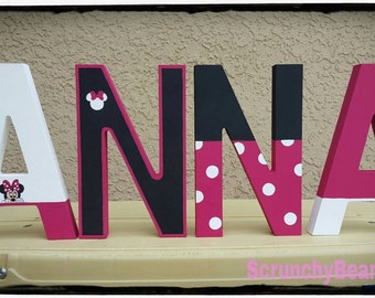 peppa pig painted letter peppa name letters free standing