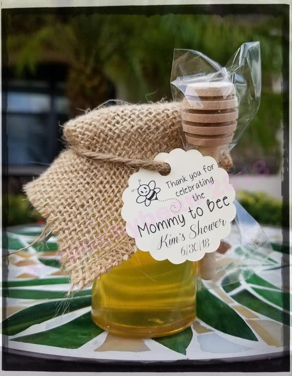honey jars for baby shower