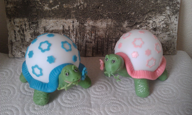 Nightlight TORTOISE. Cold Porcelain image 1