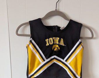 Vintage Iowa Hawkeyes cheerleading top