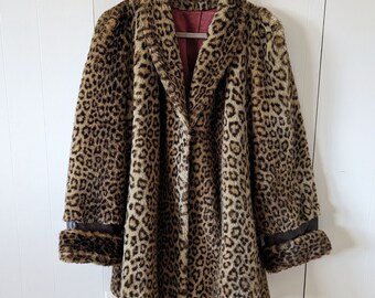 Ultimate Mob Wife Vintage Leopard Print Coat