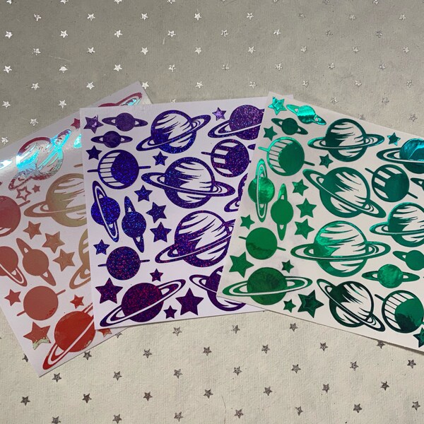 Planets and Stars Stickers