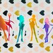 Sailor Moon &amp; Sailor Scouts Silhouette Labels Stickers - Etsy Canada