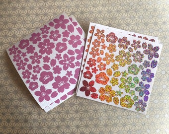 Stickers kersen- en pruimenbloesem