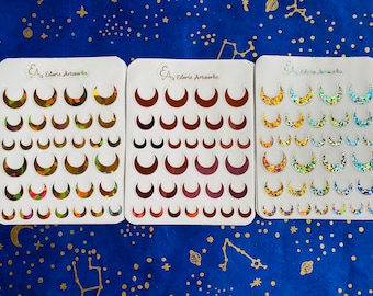 Verijdelde maansikkelstickers