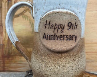 Personalized Handmade Stoneware Mug – Custom Quote, Made to Order