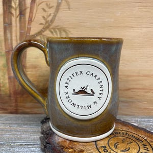 Personalized Handmade Mug - Custom mug, personalized with your Logo, Design, phrase, wording, Made to Order
