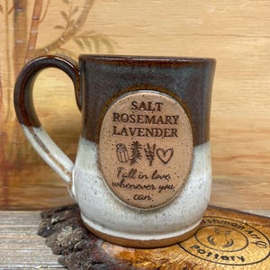 Made to Order - Only for Practical Magic Quote Handmade Mug made with Red or White Stoneware with your choice of size, color and design