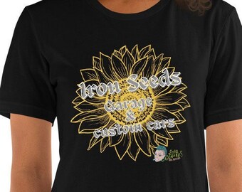 Iron Seeds Garage Yellow Flower Unisex t-shirt