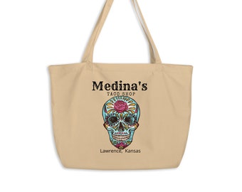Medinas Sacred Skull Large organic tote bag
