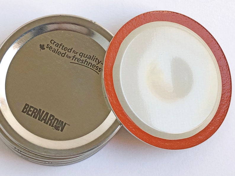 Canning Lids For Mason Jars 12 Snap Lids For Regular Mouth Etsy