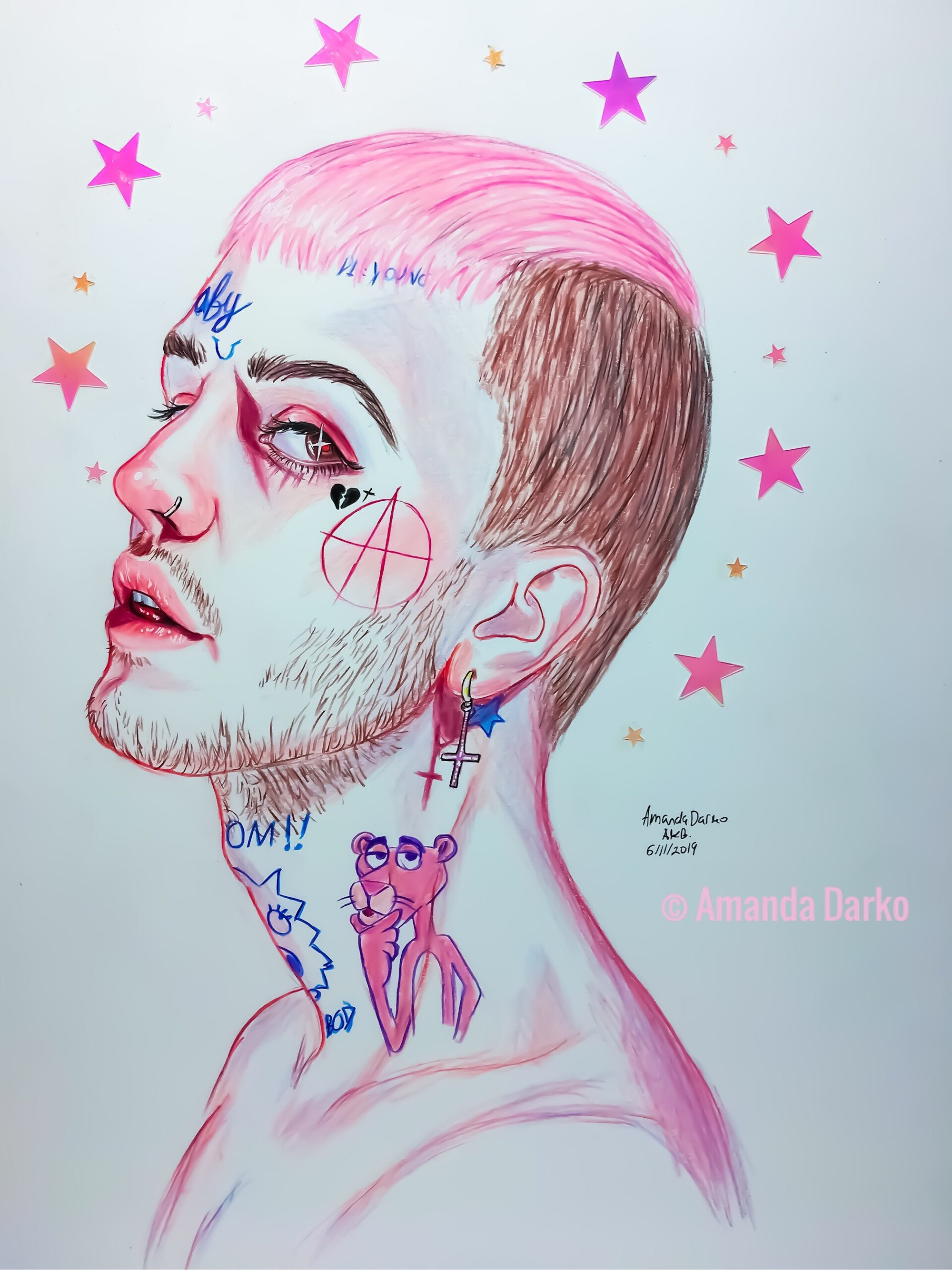lil peep drawing pencil lil peep drawing pencil