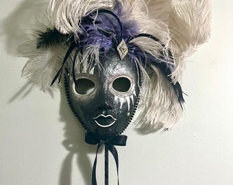Deco Masquerade paper mache mask