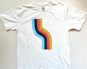 Striped Wave T-shirt C+C x Erica Hauser