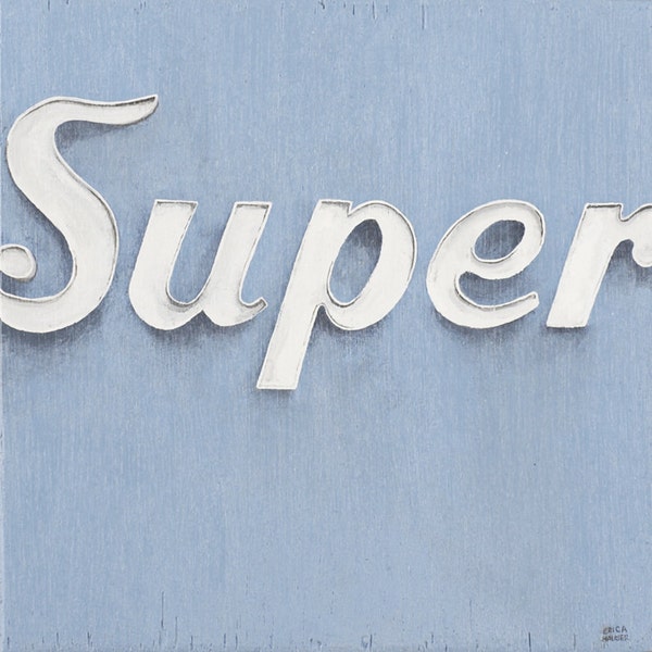 Super, pintura original