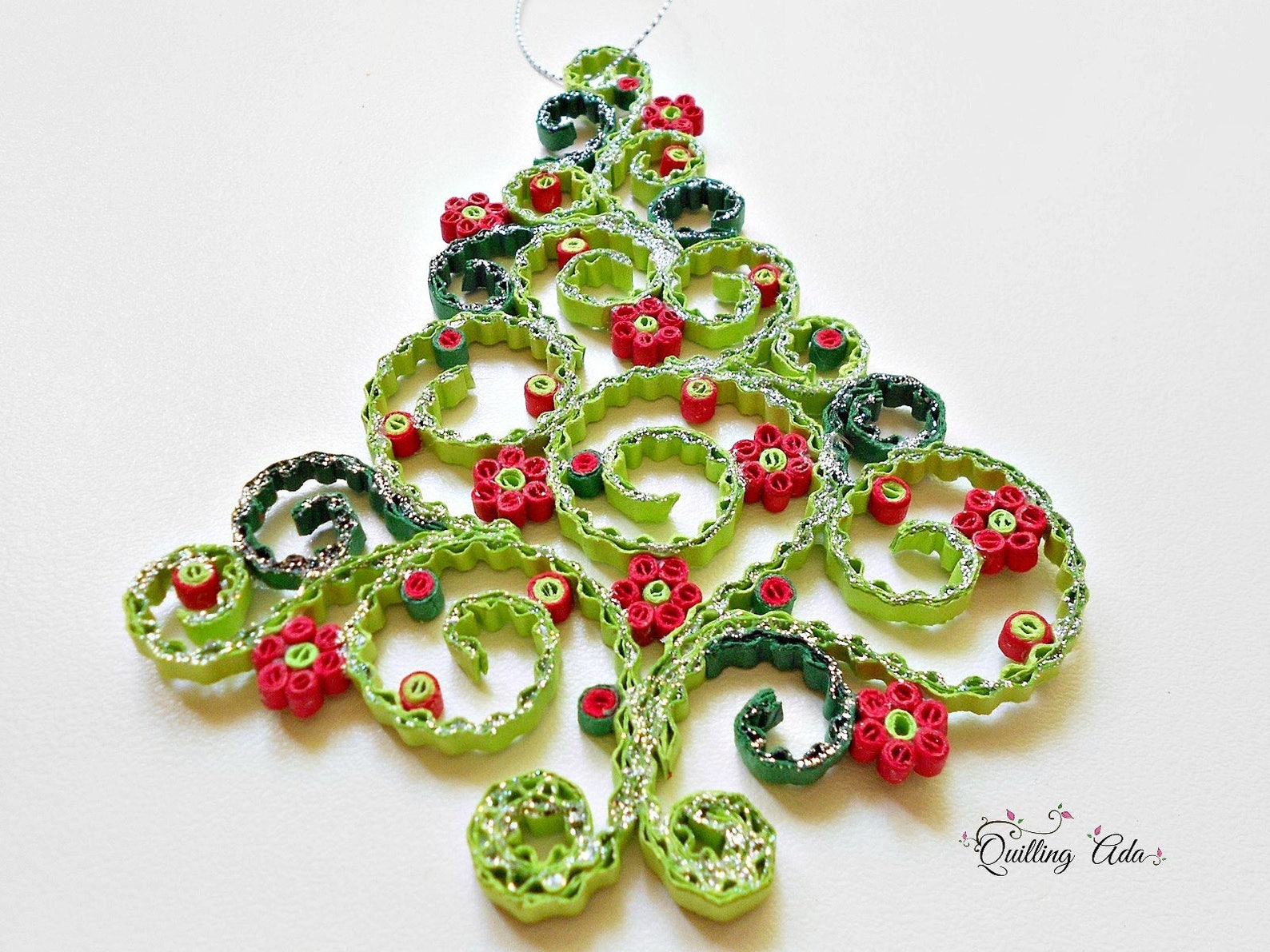 Quilled Christmas Ornamentchristmas Treeornament Etsy UK