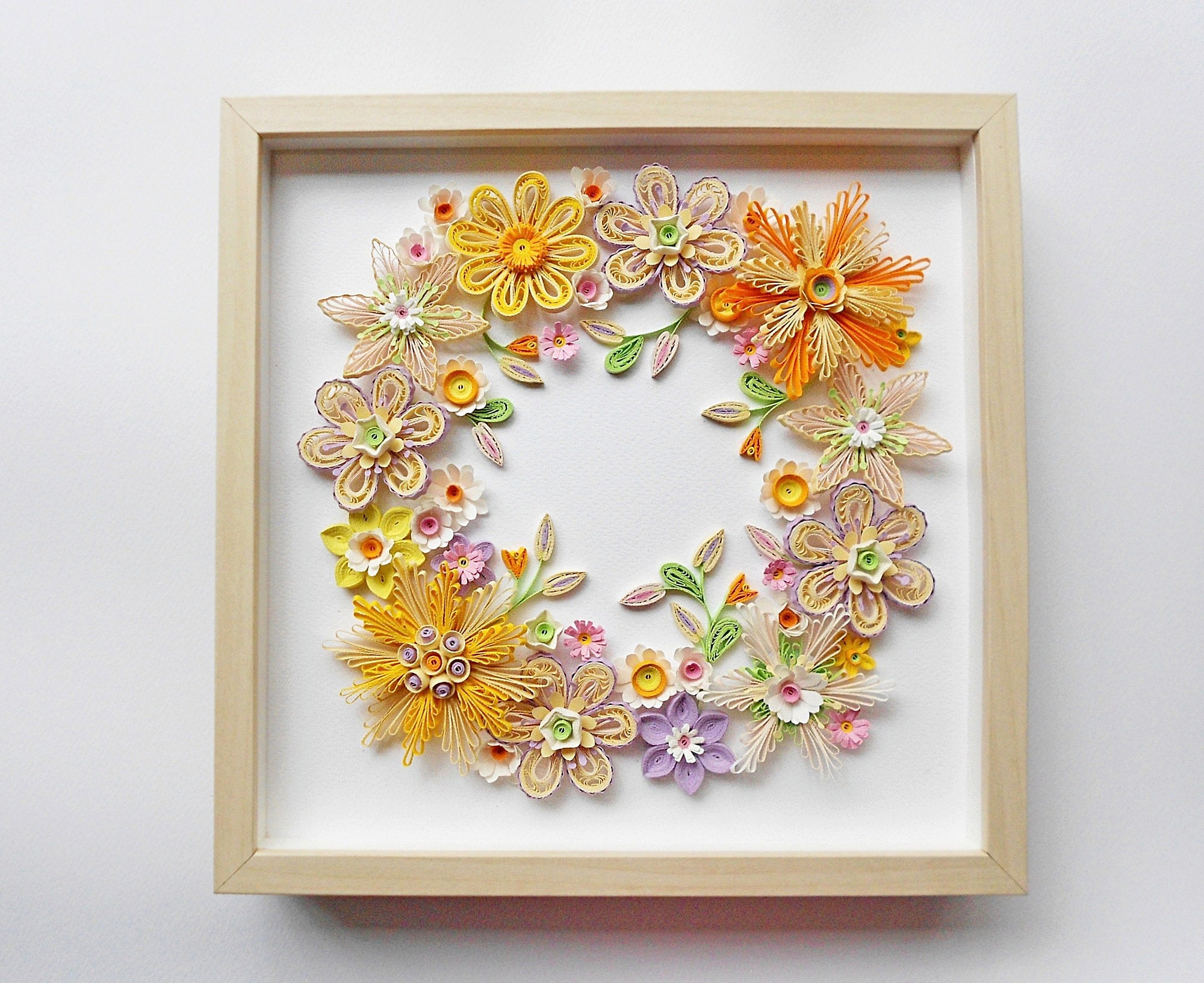 Paper Quilling Wall Art /unframed /quilling Wall Hanging/quilling