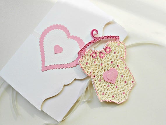 Personal Card For Baby Shower Quilling Quilling Designs Paper