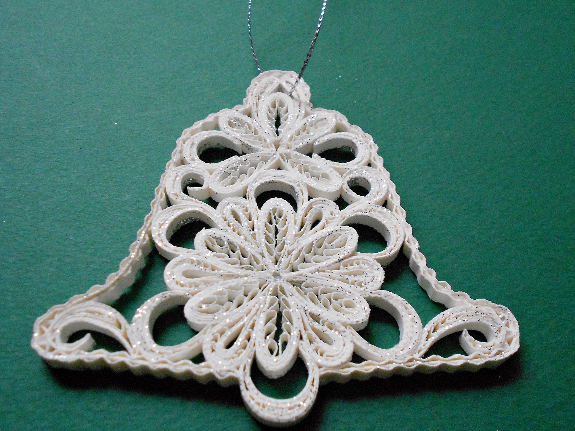 Quilled Christmas Bellquilled Bellornament Treequilling Etsy
