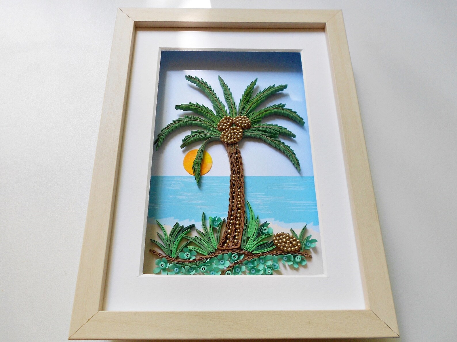 Quilled Palm tree Palm tree decor Quilling tree Etsy