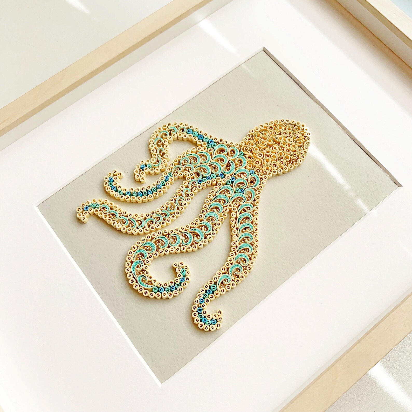 Octopus Quilling Octopus Wall Hanging Etsy