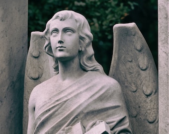 Angel with Cross Fine Art Photography Print